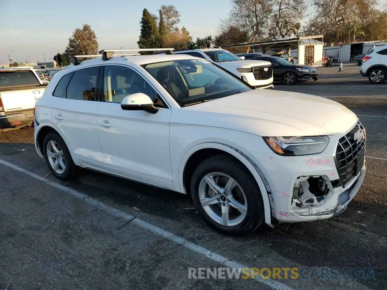 4 fotografías del automóvil dañado WA1ABAFY1P2145767 AUDI Q5 2023