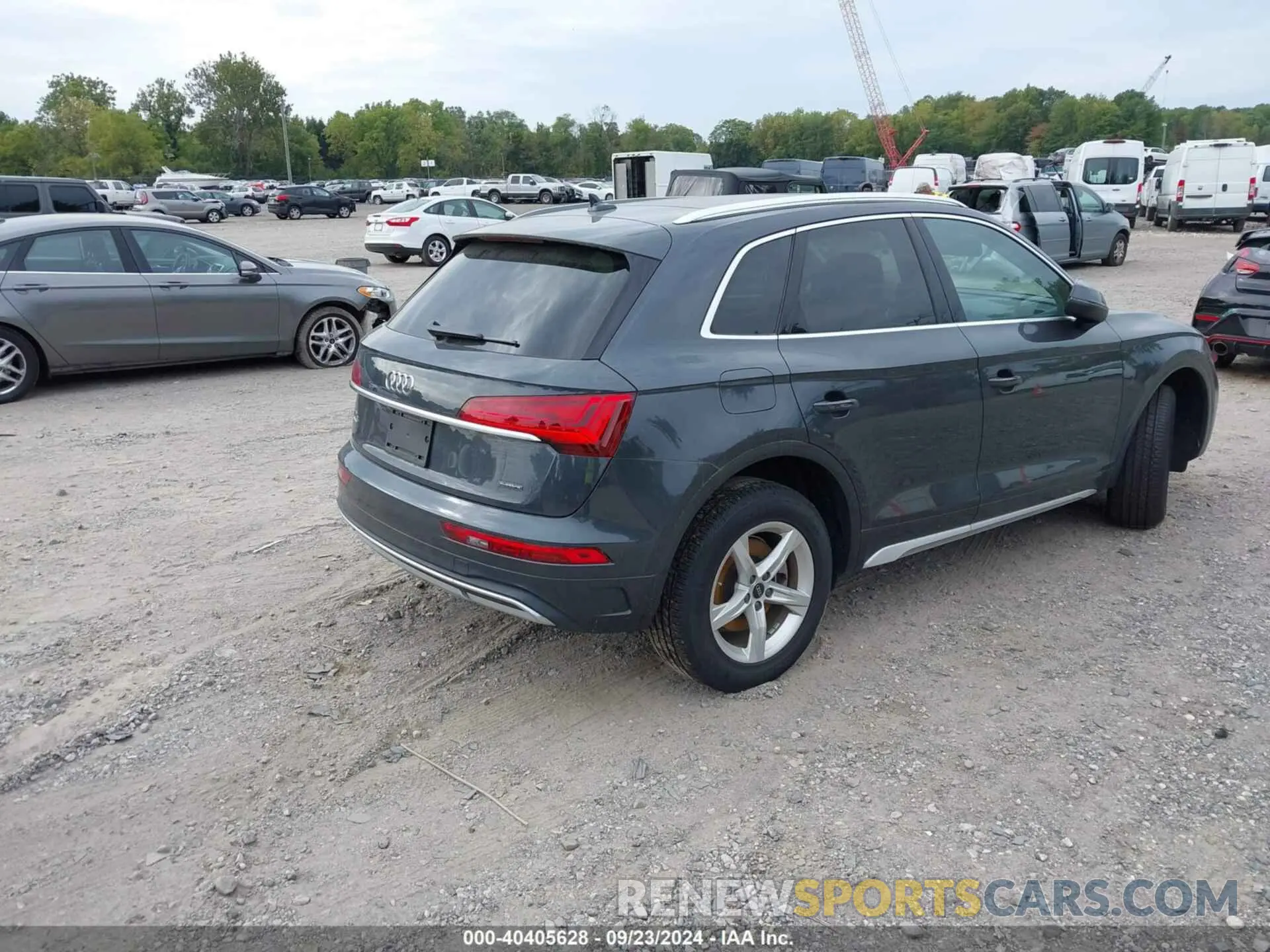 4 fotografías del automóvil dañado WA1ABAFY1P2186044 AUDI Q5 2023
