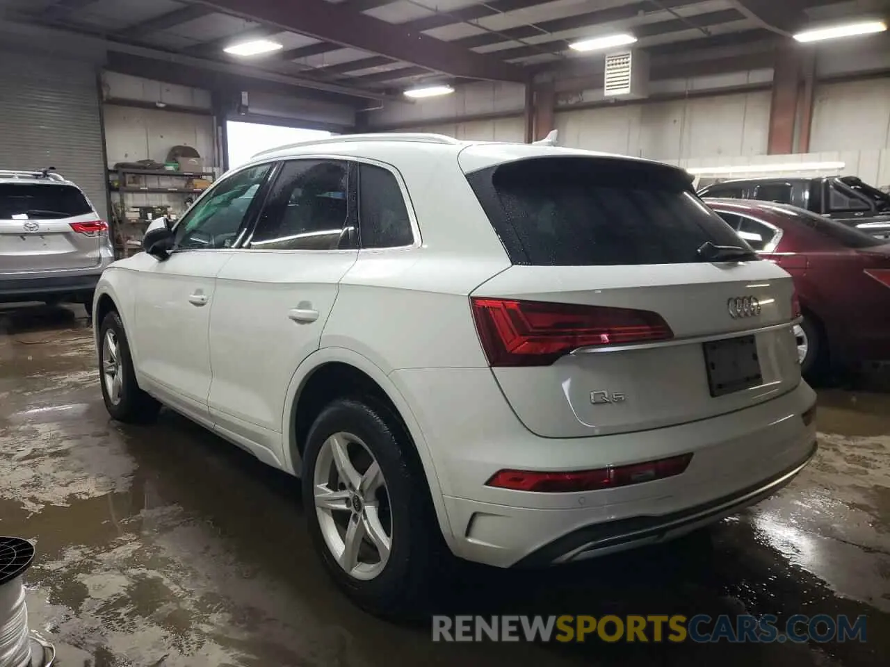 2 fotografías del automóvil dañado WA1ABAFY2P2137905 AUDI Q5 2023