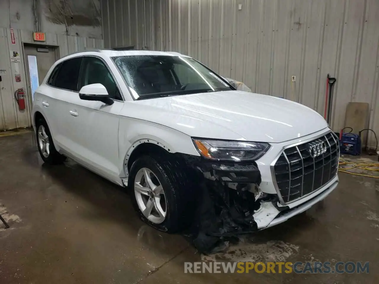 4 fotografías del automóvil dañado WA1ABAFY2P2137905 AUDI Q5 2023