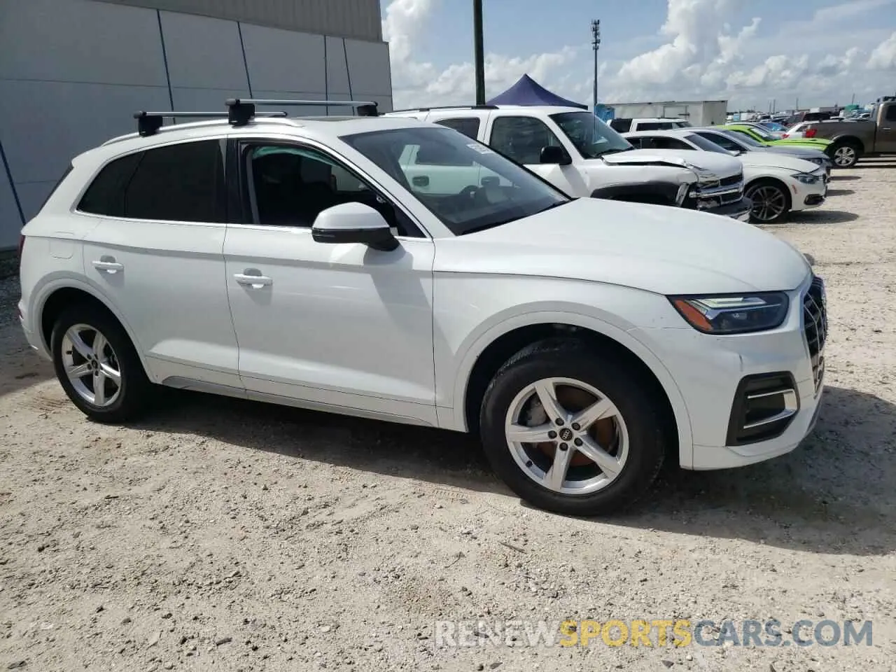 4 fotografías del automóvil dañado WA1ABAFY4P2021976 AUDI Q5 2023