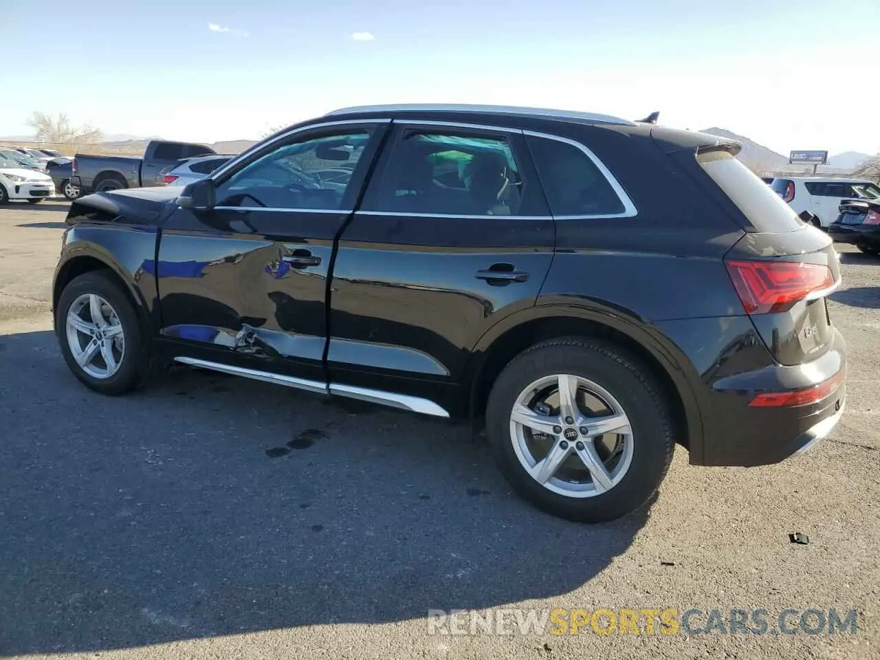 2 fotografías del automóvil dañado WA1ABAFY4P2086178 AUDI Q5 2023