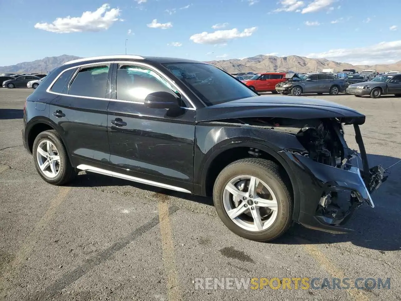 4 fotografías del automóvil dañado WA1ABAFY4P2086178 AUDI Q5 2023