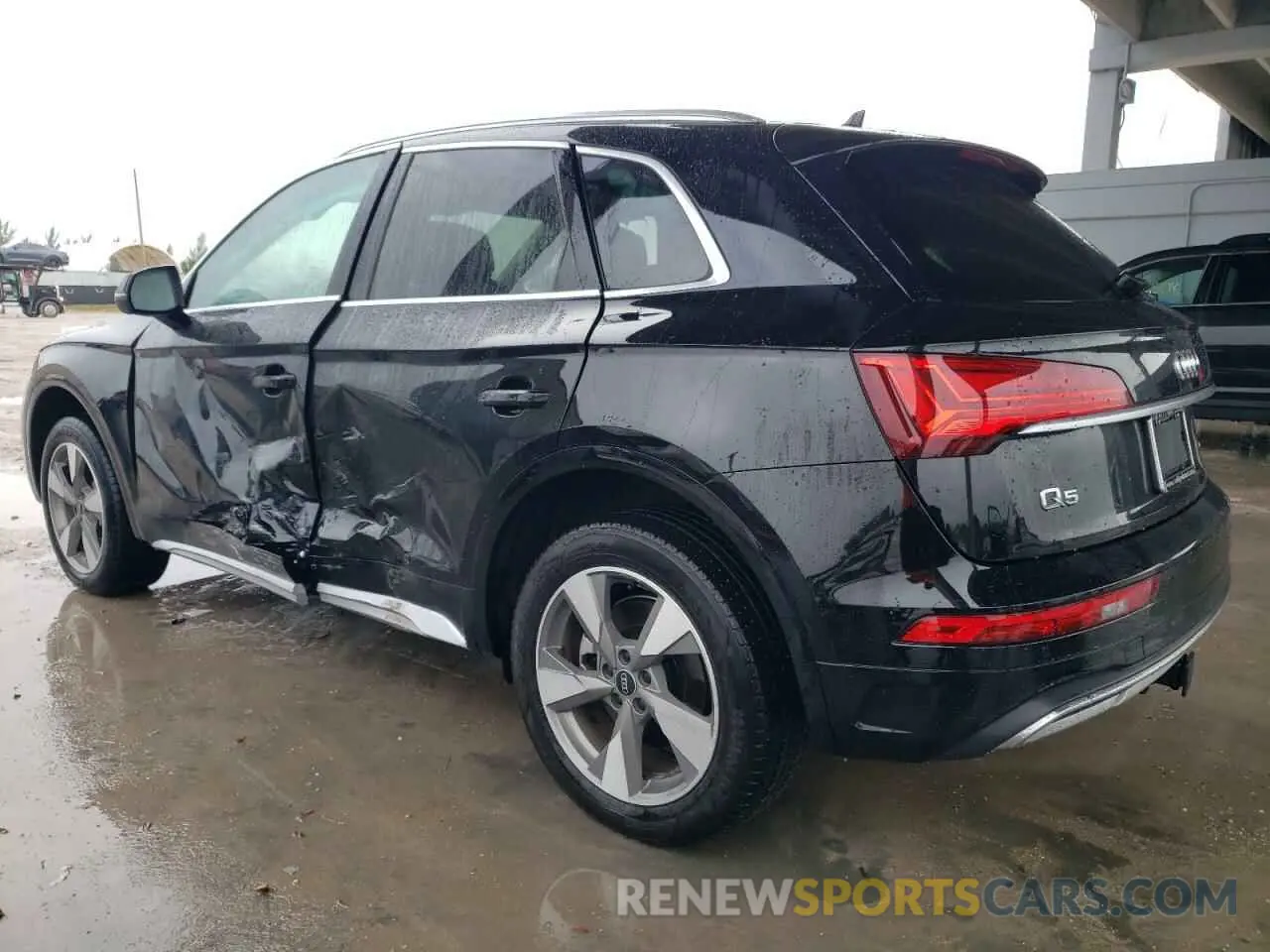 2 fotografías del automóvil dañado WA1ABAFY4P2170503 AUDI Q5 2023