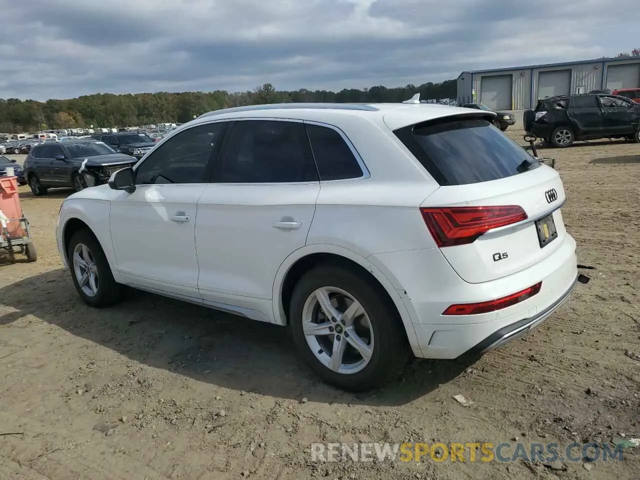 2 fotografías del automóvil dañado WA1ABAFY7P2025827 AUDI Q5 2023