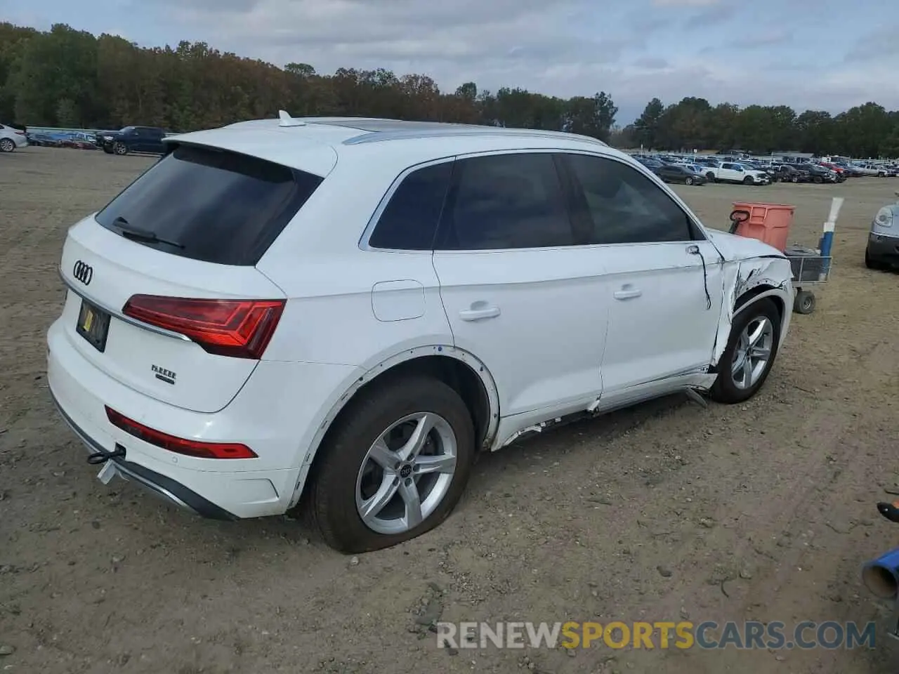 3 fotografías del automóvil dañado WA1ABAFY7P2025827 AUDI Q5 2023