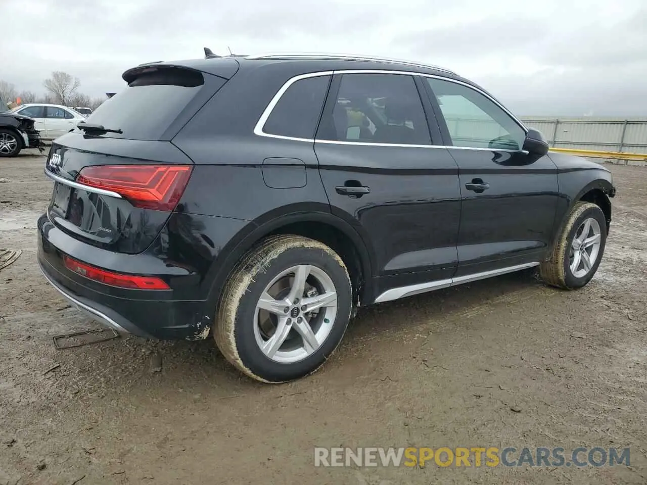 3 fotografías del automóvil dañado WA1ABAFY7P2142288 AUDI Q5 2023