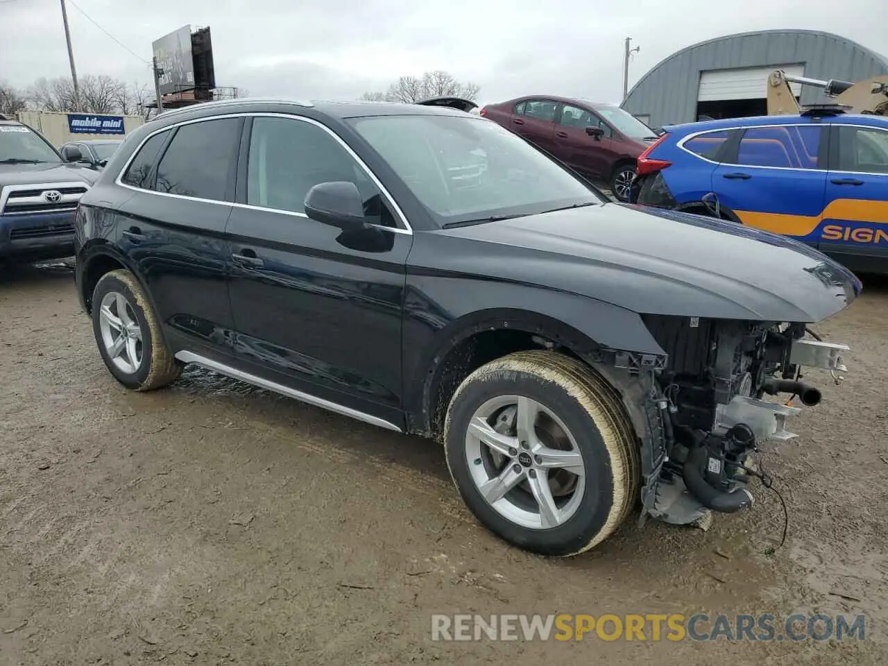 4 fotografías del automóvil dañado WA1ABAFY7P2142288 AUDI Q5 2023