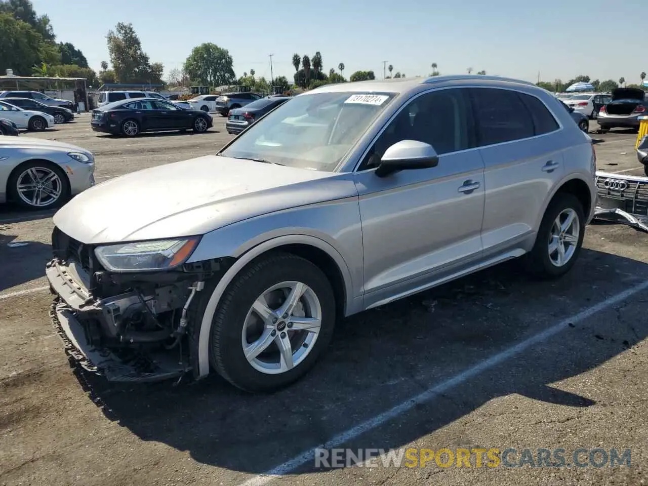 1 fotografías del automóvil dañado WA1ABAFY8P2108795 AUDI Q5 2023