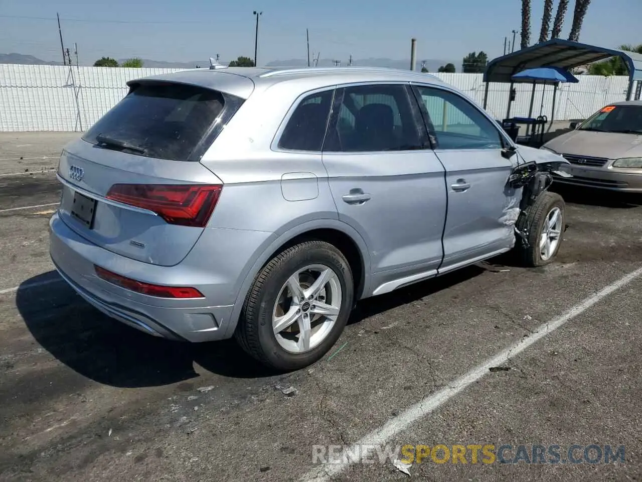 3 fotografías del automóvil dañado WA1ABAFY8P2108795 AUDI Q5 2023