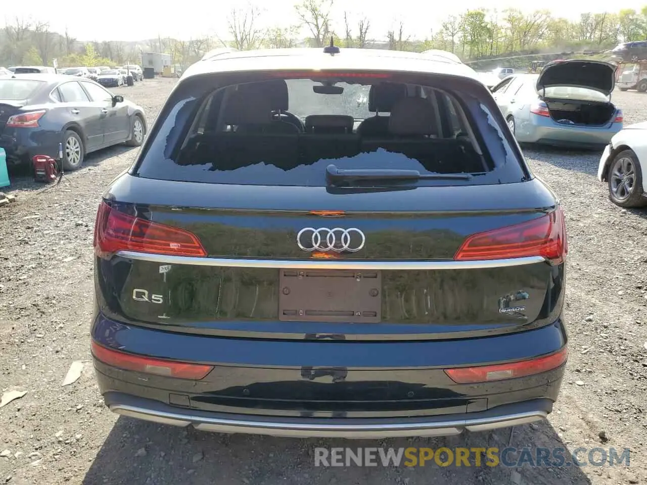 6 fotografías del automóvil dañado WA1ABAFY9P2039132 AUDI Q5 2023