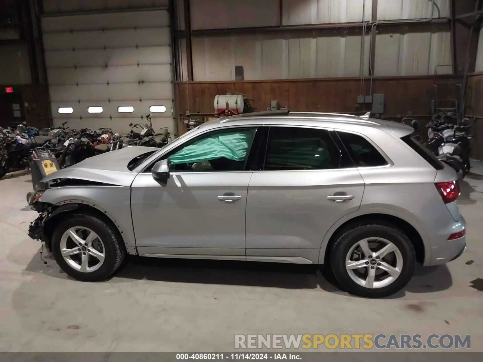 14 fotografías del automóvil dañado WA1ABAFY9P2081977 AUDI Q5 2023
