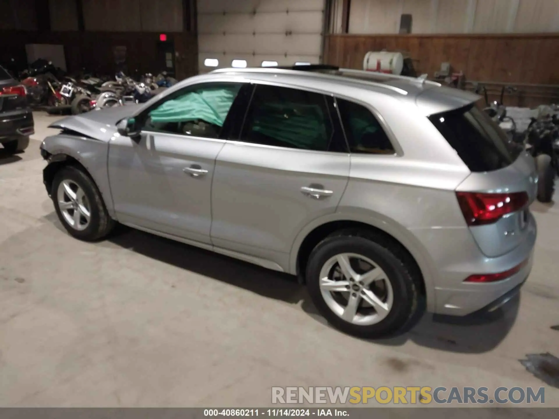 3 fotografías del automóvil dañado WA1ABAFY9P2081977 AUDI Q5 2023
