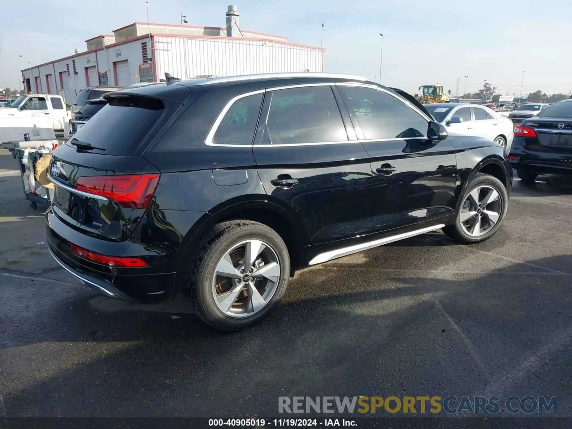 4 fotografías del automóvil dañado WA1ABAFYXP2157738 AUDI Q5 2023