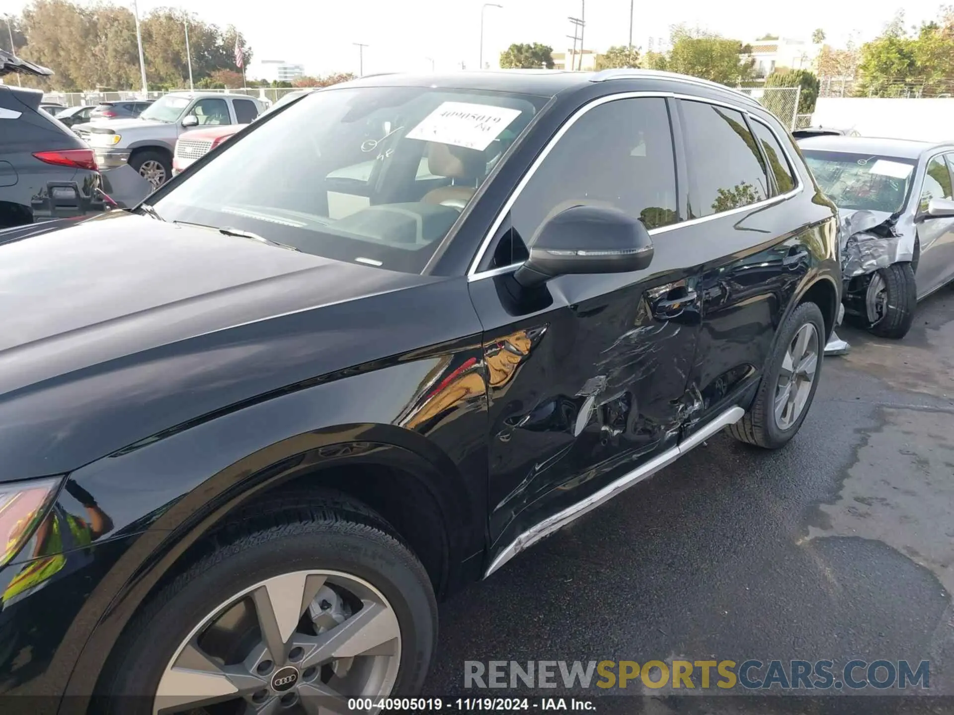 6 fotografías del automóvil dañado WA1ABAFYXP2157738 AUDI Q5 2023
