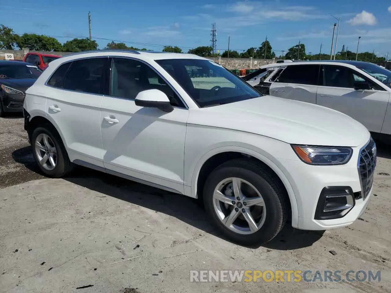 4 fotografías del automóvil dañado WA1ABAFYXP2190464 AUDI Q5 2023