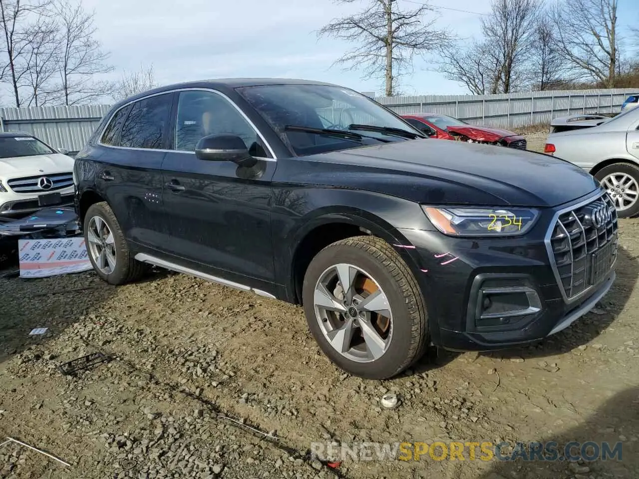 4 fotografías del automóvil dañado WA1BBAFY7P2148693 AUDI Q5 2023