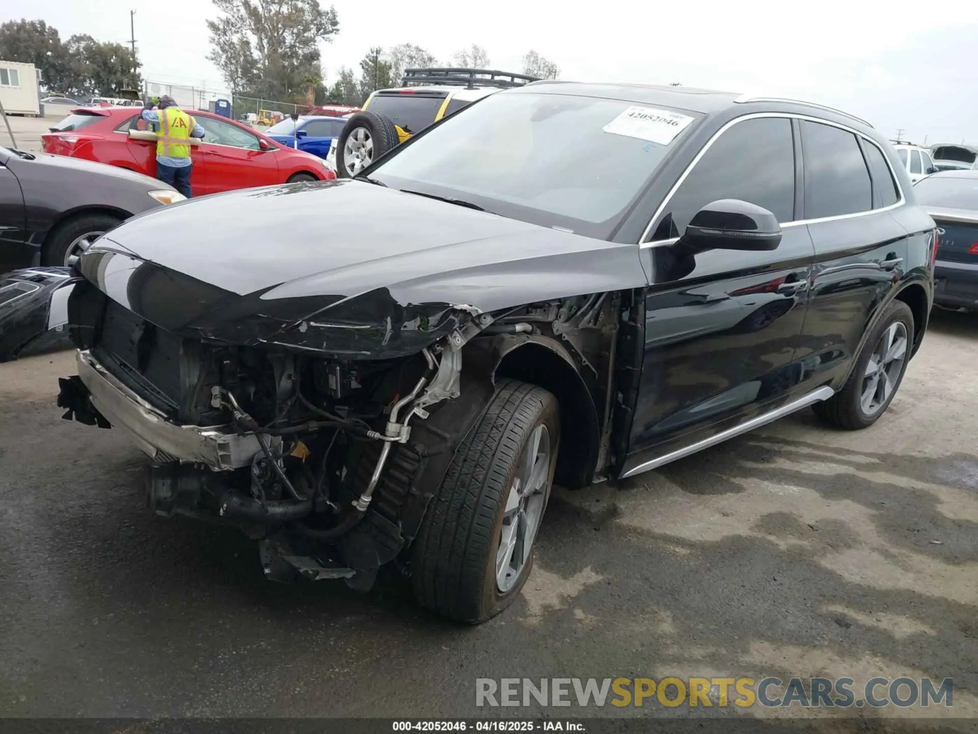 2 fotografías del automóvil dañado WA1BBAFY7P2187588 AUDI Q5 2023
