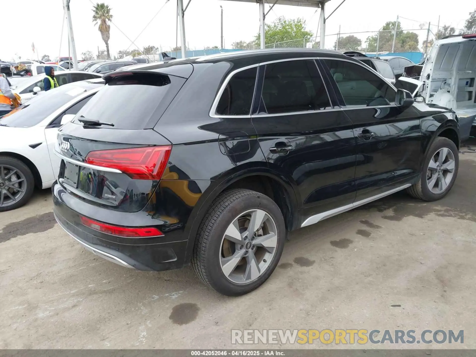 4 fotografías del automóvil dañado WA1BBAFY7P2187588 AUDI Q5 2023
