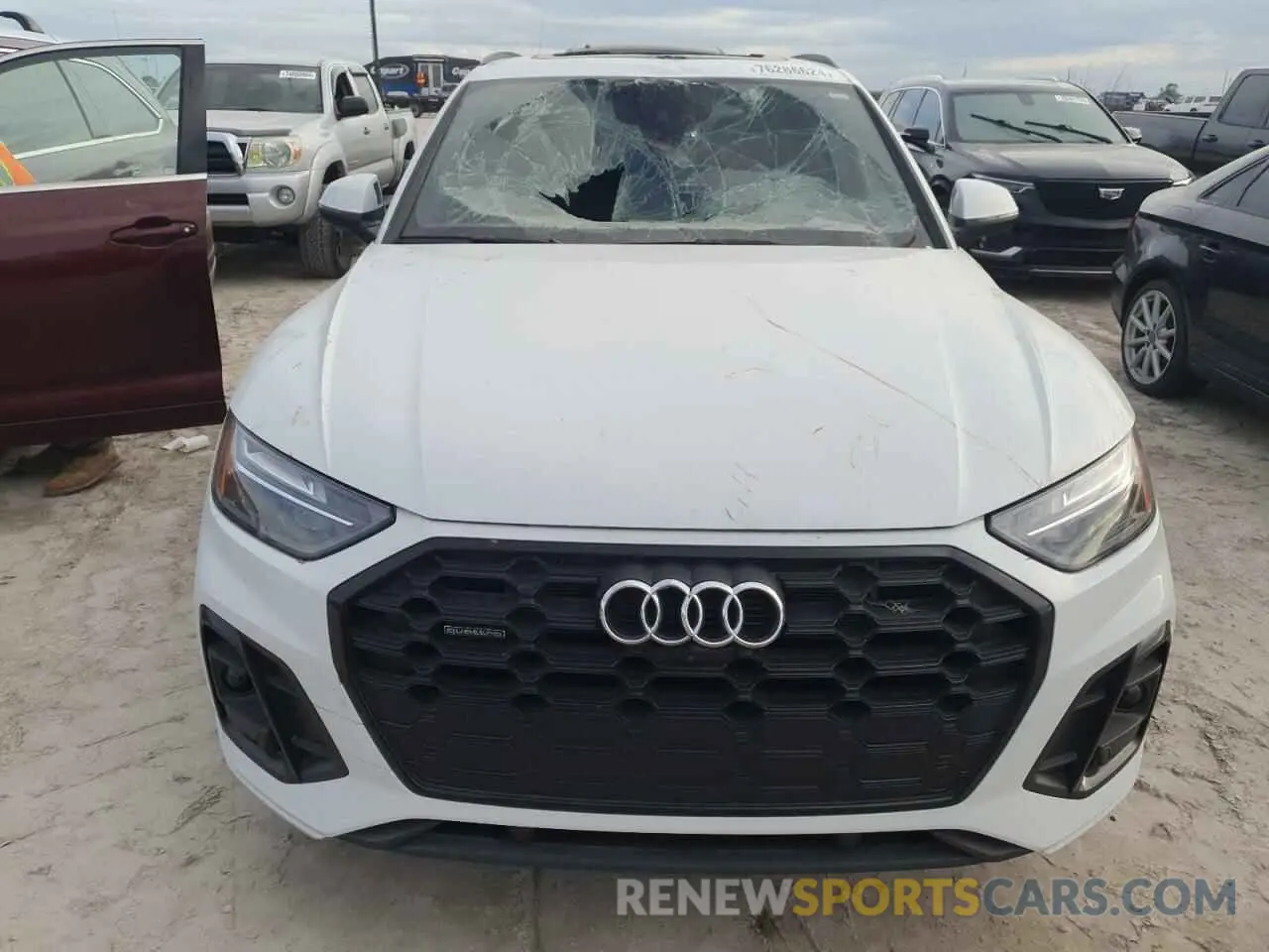 5 fotografías del automóvil dañado WA1E2AFY4P2148552 AUDI Q5 2023