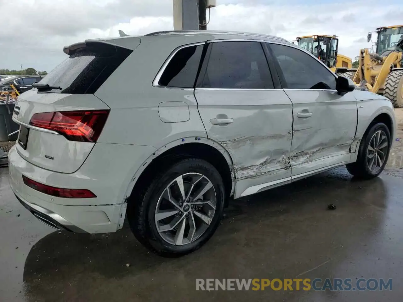 3 fotografías del automóvil dañado WA1EAAFY0P2162466 AUDI Q5 2023