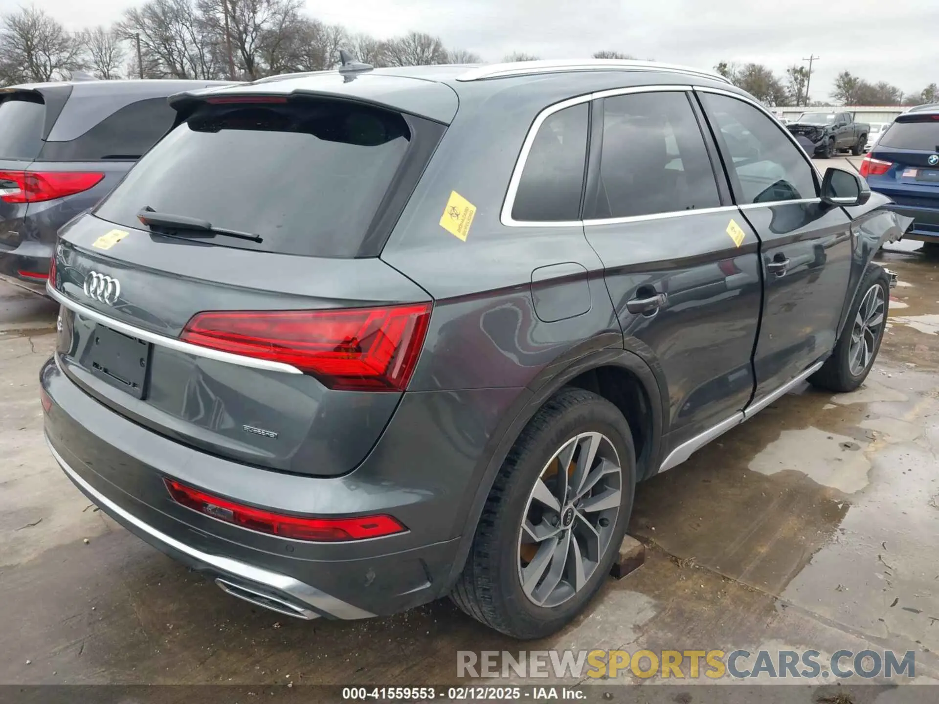 4 fotografías del automóvil dañado WA1EAAFY2P2019020 AUDI Q5 2023