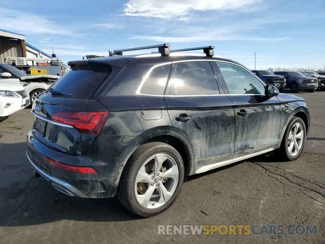 3 fotografías del automóvil dañado WA1EAAFY2P2063521 AUDI Q5 2023