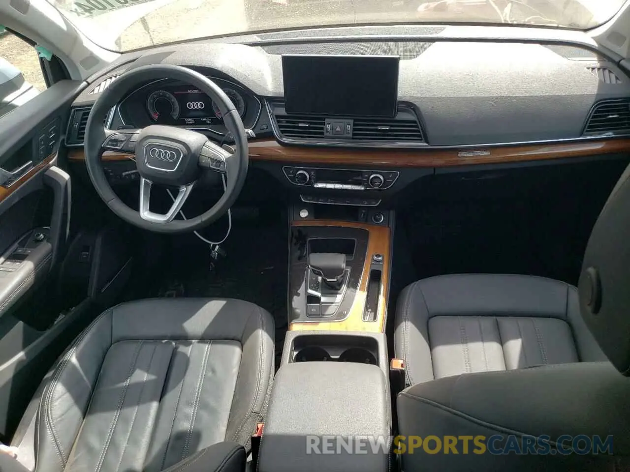 8 fotografías del automóvil dañado WA1EAAFY2P2075880 AUDI Q5 2023