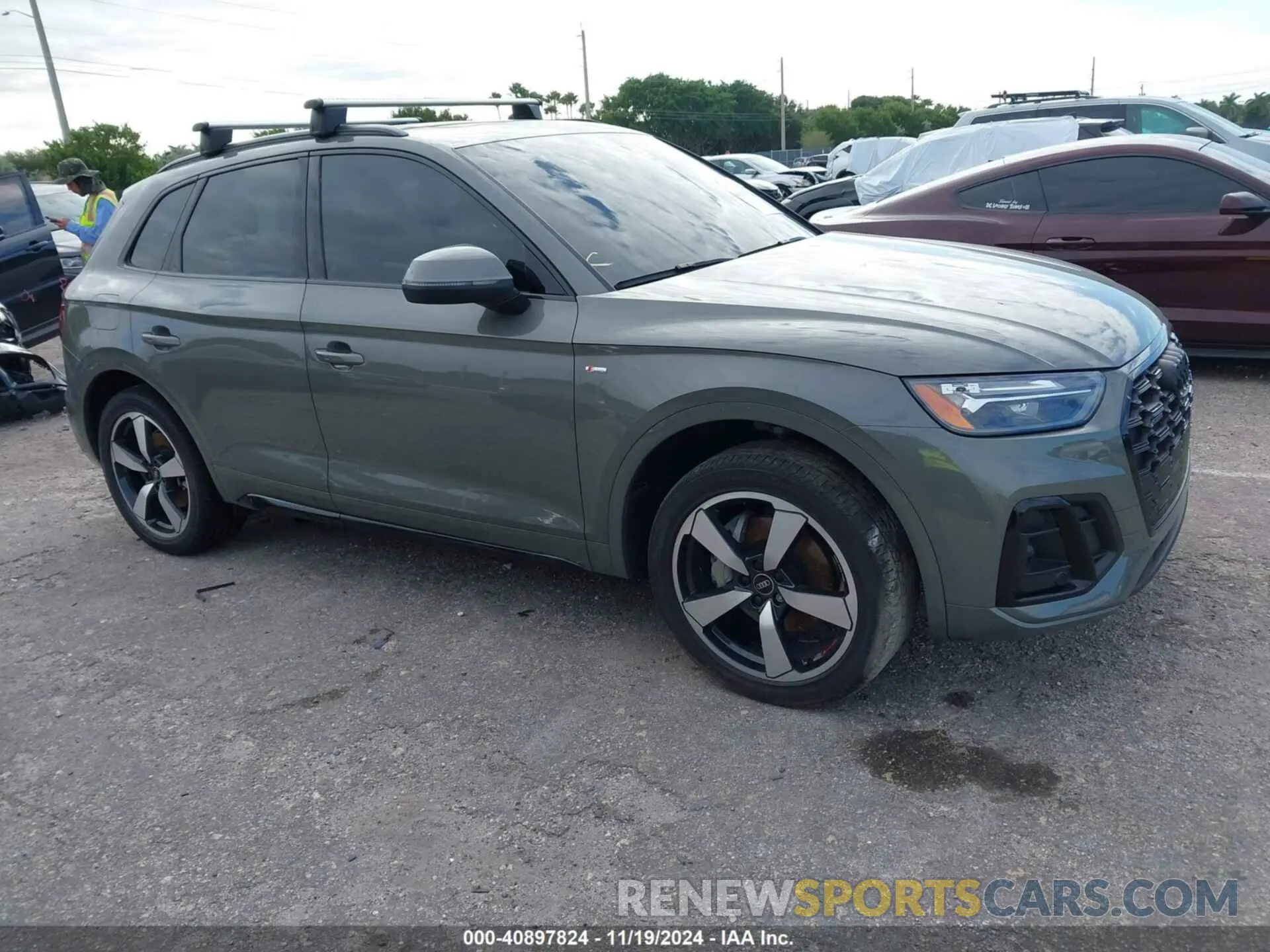 1 fotografías del automóvil dañado WA1EAAFY2P2192276 AUDI Q5 2023
