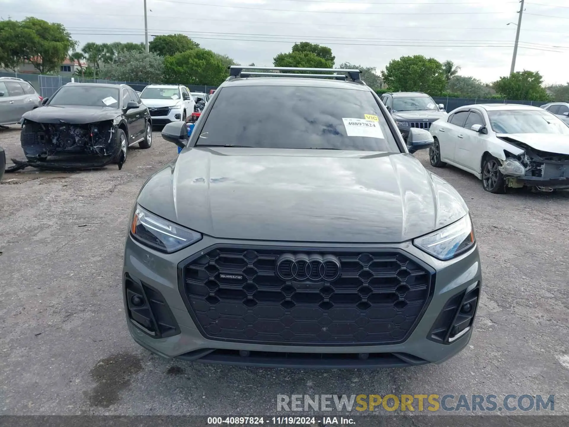 12 fotografías del automóvil dañado WA1EAAFY2P2192276 AUDI Q5 2023