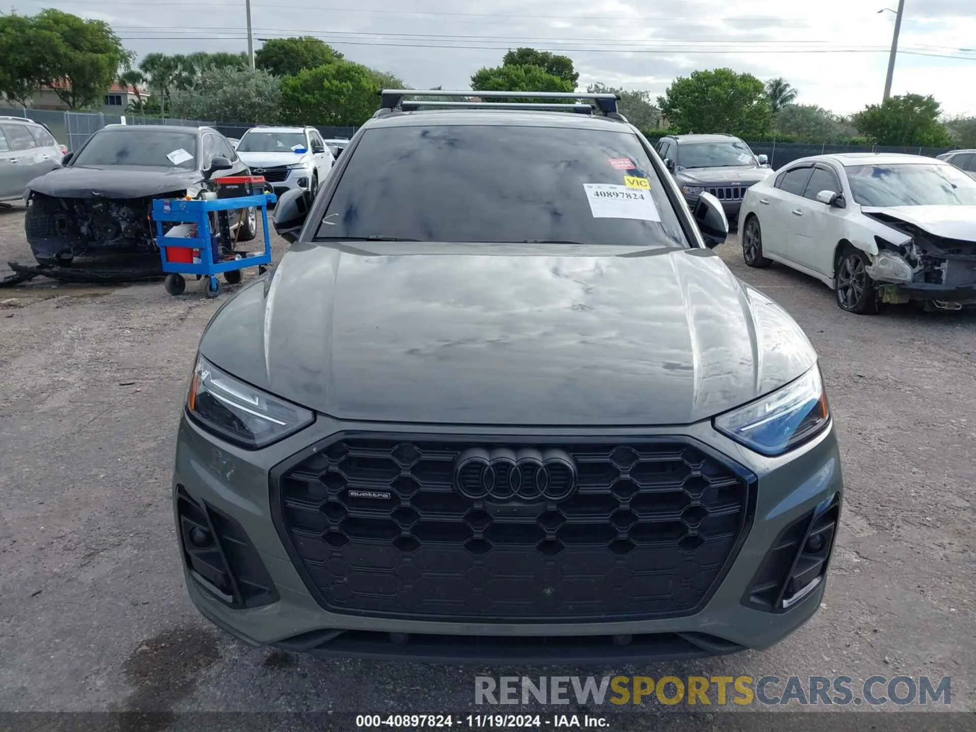 6 fotografías del automóvil dañado WA1EAAFY2P2192276 AUDI Q5 2023