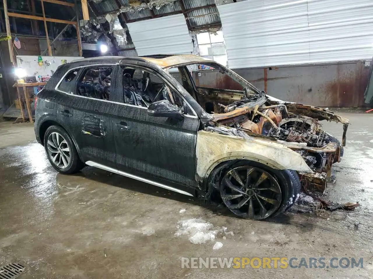 4 fotografías del automóvil dañado WA1EAAFY3P2038868 AUDI Q5 2023
