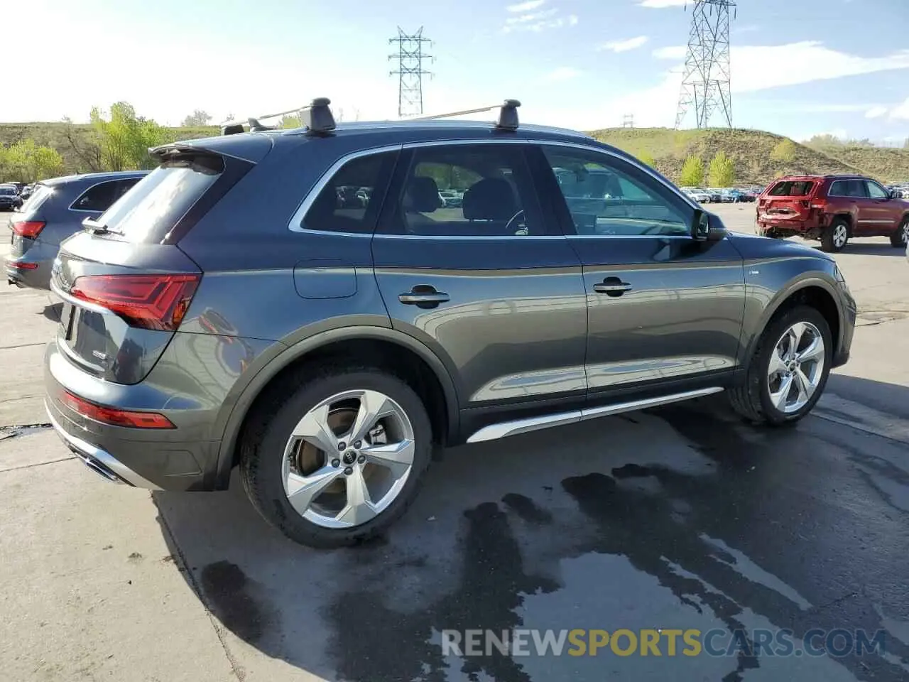 3 fotografías del automóvil dañado WA1EAAFY4P2152670 AUDI Q5 2023