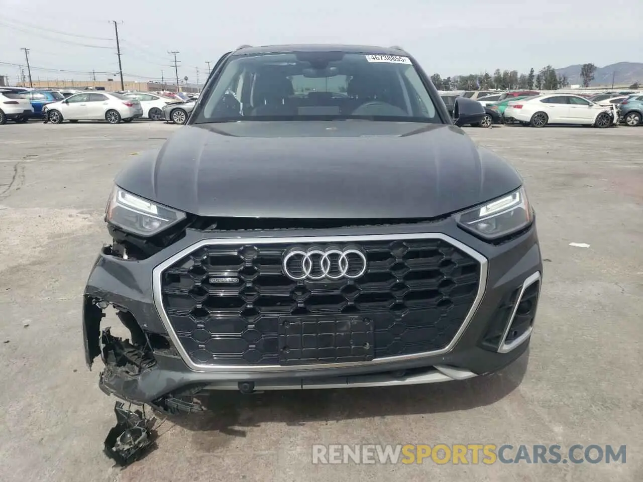 5 fotografías del automóvil dañado WA1EAAFY4P2153608 AUDI Q5 2023