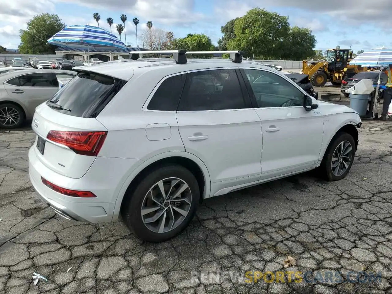 3 fotografías del automóvil dañado WA1EAAFY4P2160526 AUDI Q5 2023