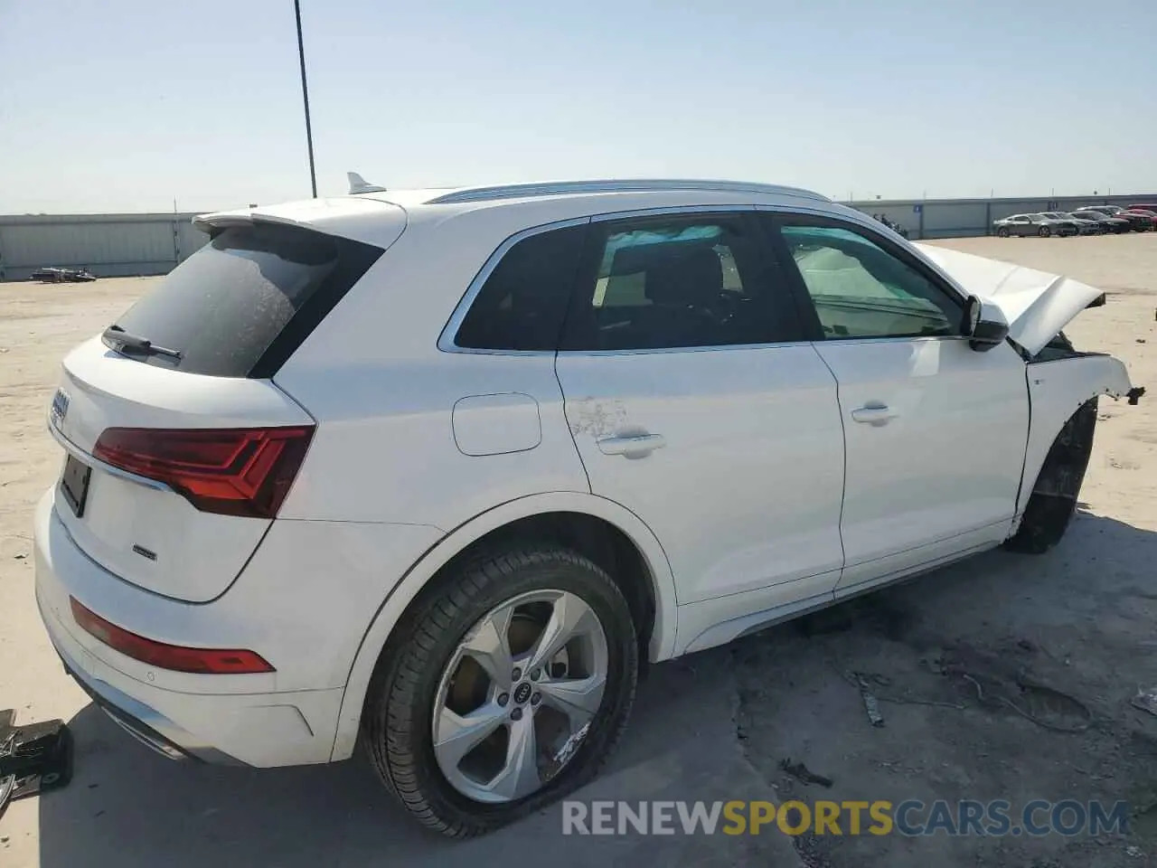 3 fotografías del automóvil dañado WA1EAAFY5P2118396 AUDI Q5 2023