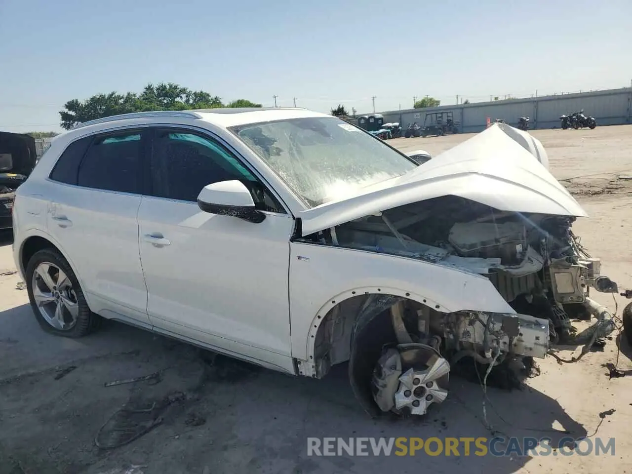 4 fotografías del automóvil dañado WA1EAAFY5P2118396 AUDI Q5 2023