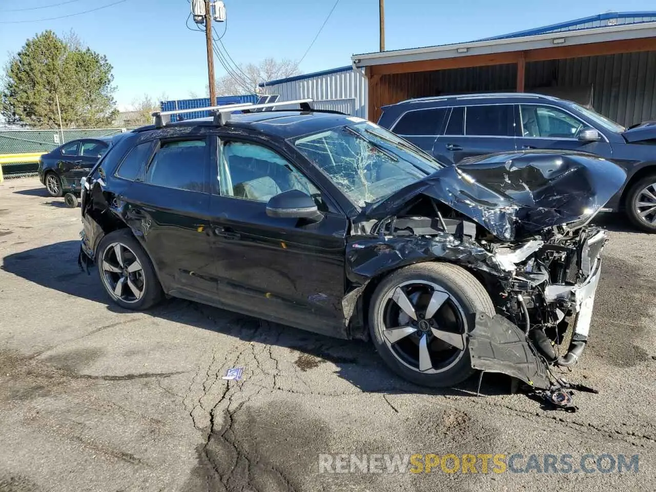 4 fotografías del automóvil dañado WA1EAAFY5P2170823 AUDI Q5 2023