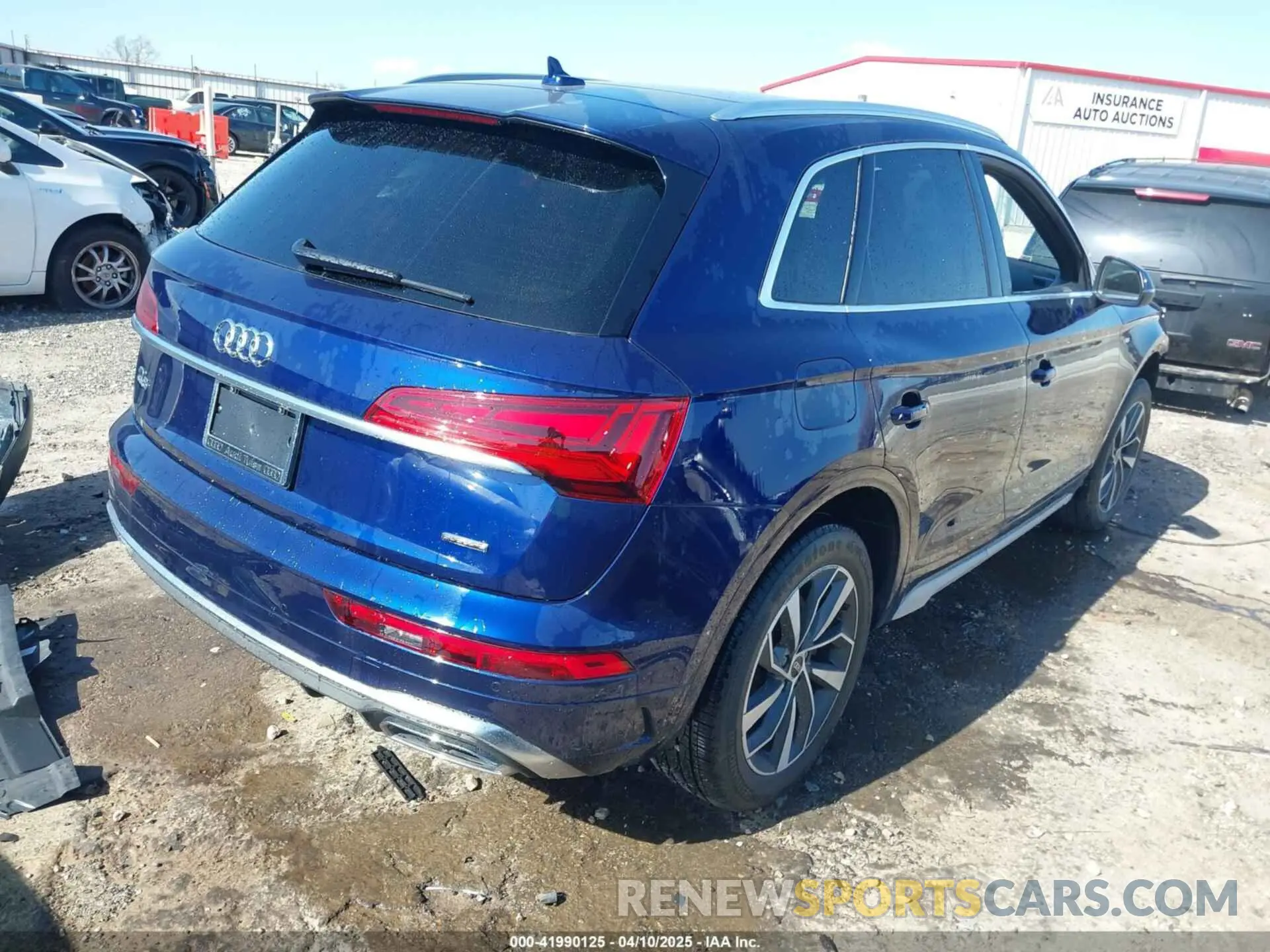 4 fotografías del automóvil dañado WA1EAAFY6P2038315 AUDI Q5 2023
