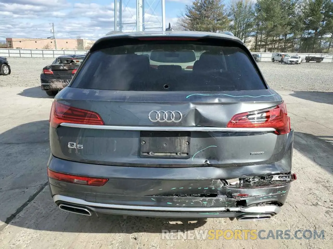 6 fotografías del automóvil dañado WA1EAAFY6P2052165 AUDI Q5 2023