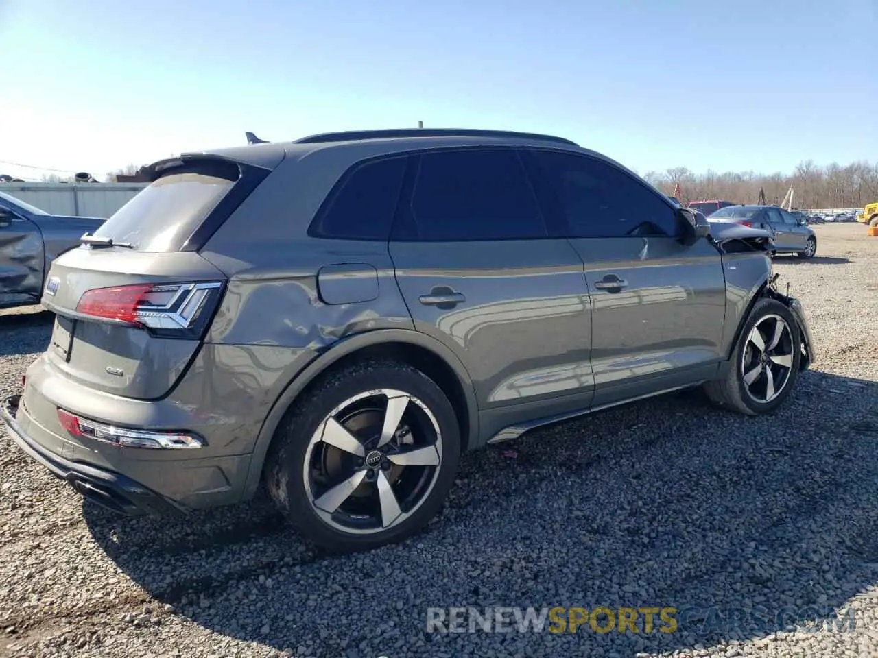 3 fotografías del automóvil dañado WA1EAAFY6P2136552 AUDI Q5 2023