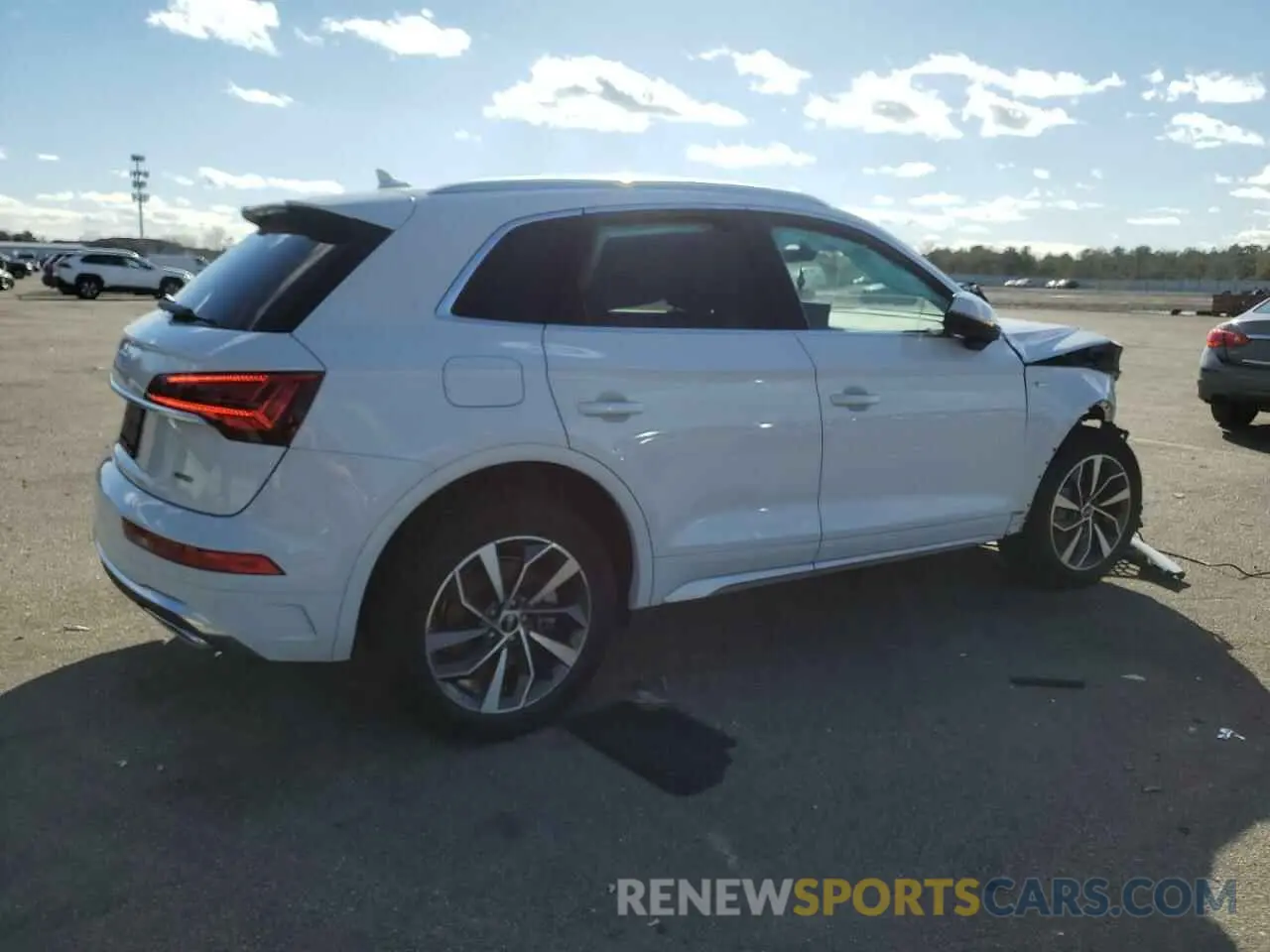 3 fotografías del automóvil dañado WA1EAAFY7P2002410 AUDI Q5 2023