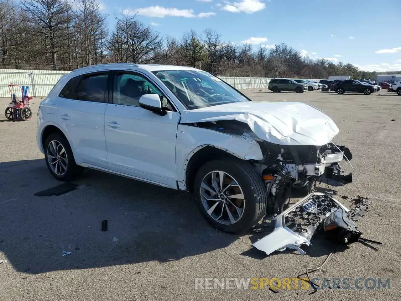 4 fotografías del automóvil dañado WA1EAAFY7P2002410 AUDI Q5 2023