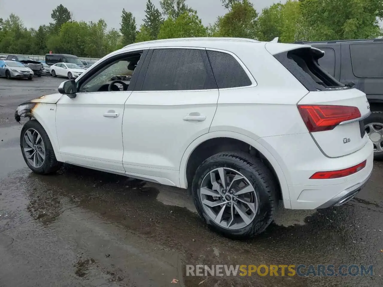 2 fotografías del automóvil dañado WA1EAAFY7P2052871 AUDI Q5 2023