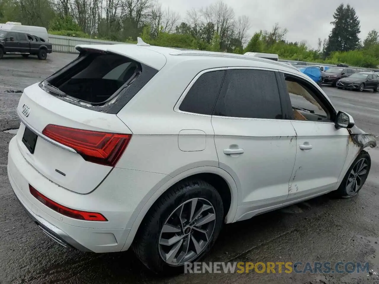 3 fotografías del automóvil dañado WA1EAAFY7P2052871 AUDI Q5 2023