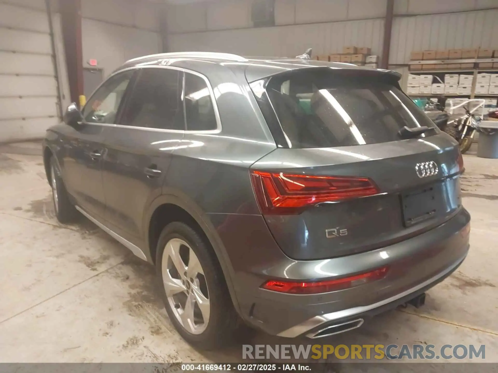 3 fotografías del automóvil dañado WA1EAAFY7P2159614 AUDI Q5 2023