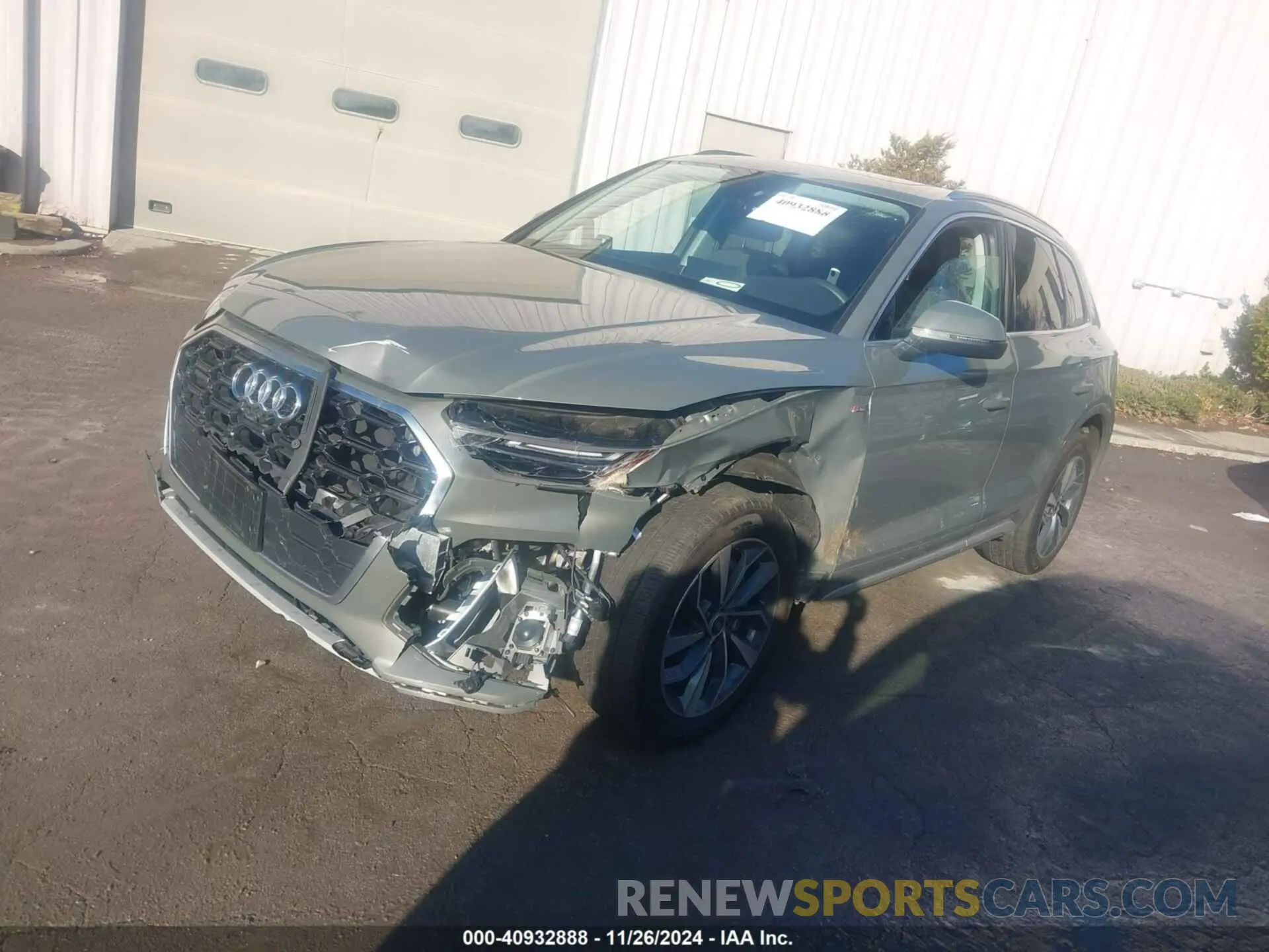 2 fotografías del automóvil dañado WA1EAAFY8P2029955 AUDI Q5 2023