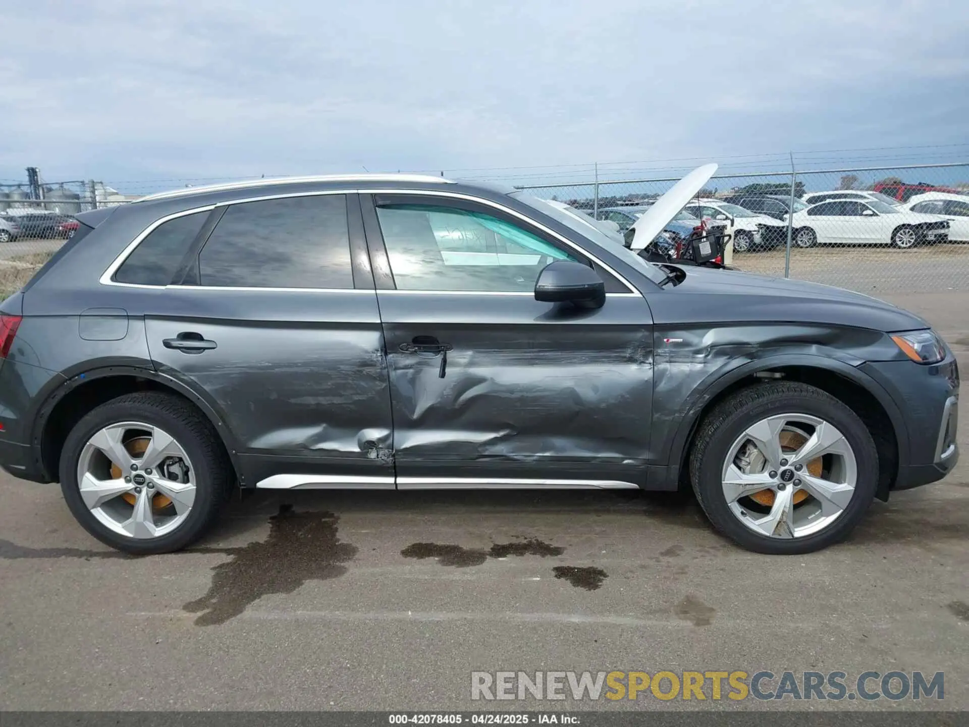 13 fotografías del automóvil dañado WA1EAAFYXP2174320 AUDI Q5 2023