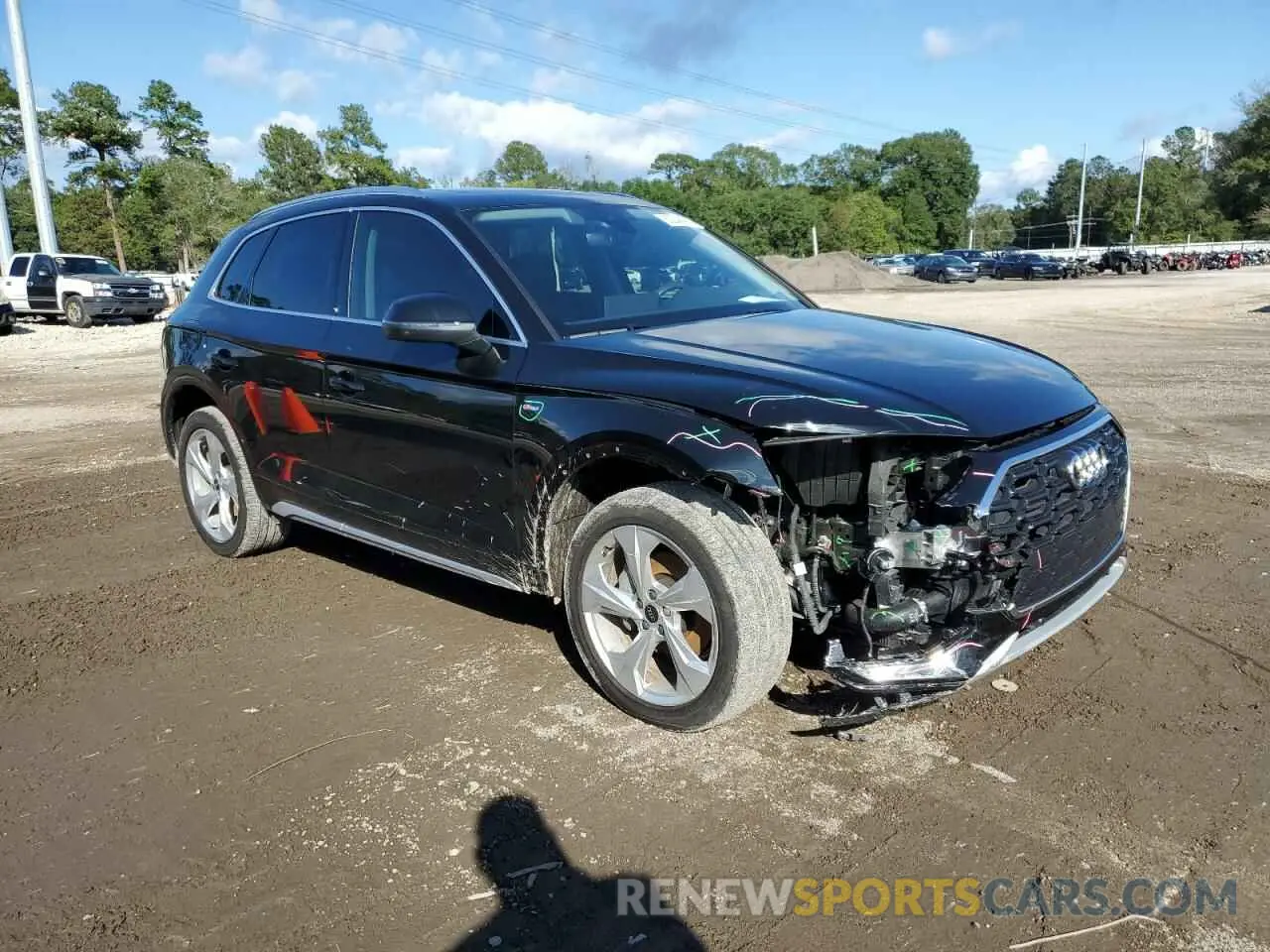 4 fotografías del automóvil dañado WA1EABFY8P2069068 AUDI Q5 2023