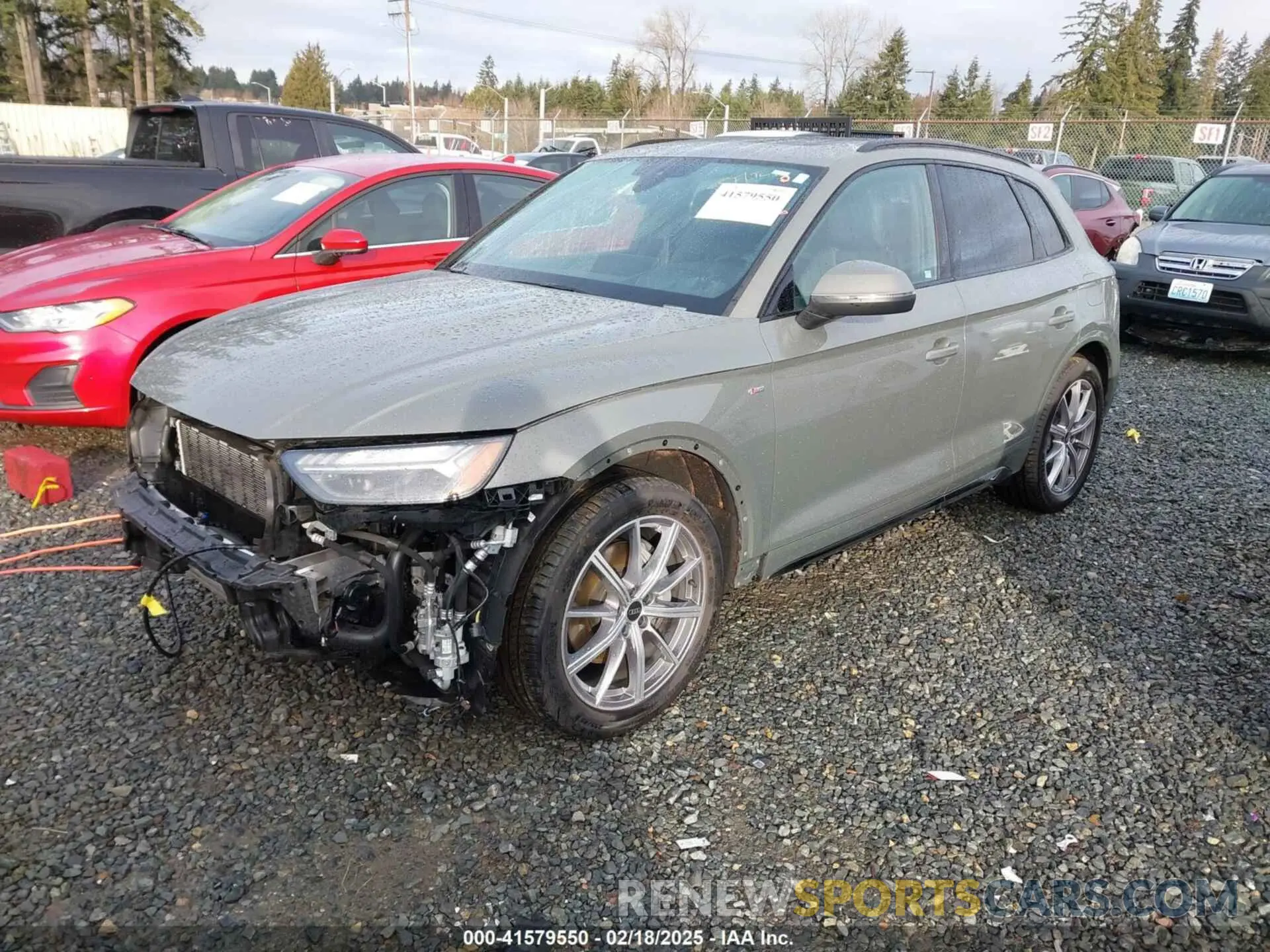 2 fotografías del automóvil dañado WA1F2AFY4P2121307 AUDI Q5 2023